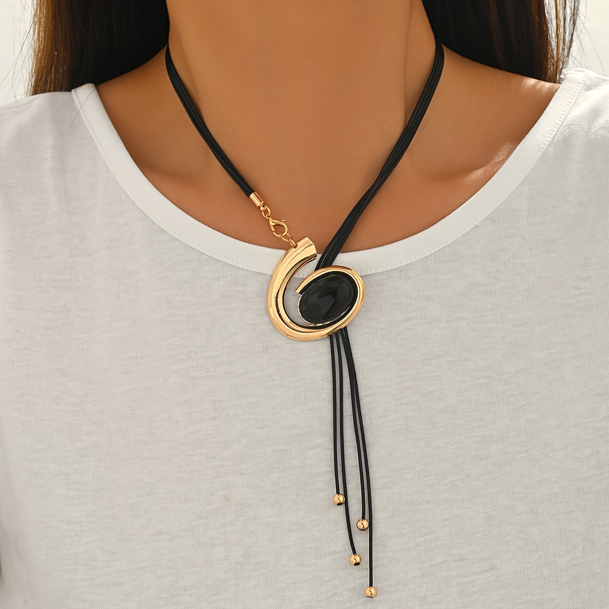Women's Bohemian Pendant Necklace, Heart & Starfish Design